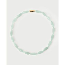 PDPAOLA PDPAOLA Green aventurine Drop necklace 