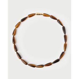 PDPAOLA PDPAOLA Tiger Eye Drop necklace