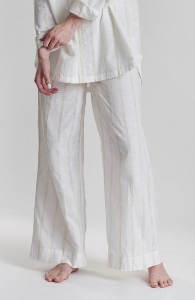 PEACHAUS PEACHAUS Robinia Ethical-Cotton Wide-Leg Pajama Pants