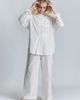PEACHAUS PEACHAUS Robinia Ethical-Cotton Wide-Leg Pajama Pants - 4