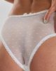 PEACHAUS PEACHAUS Ume Recycled-Lace Mid-Rise Underwear - 4