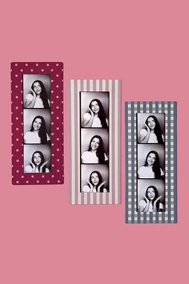 peachcreamprints peachcreamprints Digital Photobooth Frame Magnets (3-Photo Strip) in Blueberry Pie at Urban Outfitters
