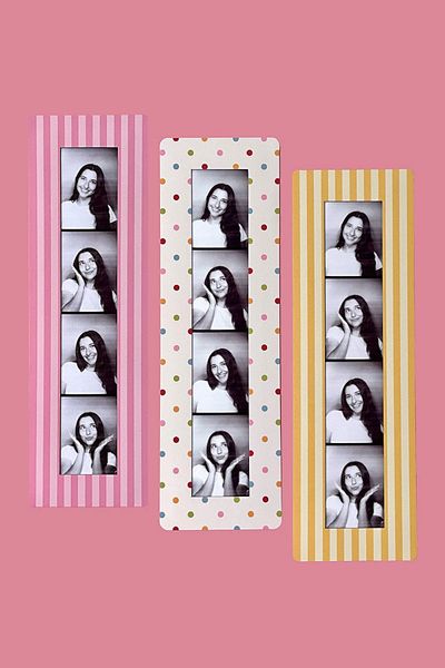 peachcreamprints peachcreamprints Vintage Photobooth Frame Magnets (4-Photo Strip) in Birthday Cake at Urban Outfitters