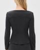 Peachy Den Peachy Den Bardot Tailored Top Onyx - 3