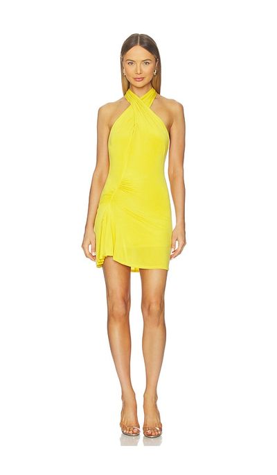Peachy Den Peachy Den Kylie Halter Knot Dress