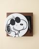 Peanuts Peanuts Snoopy Charlie Brown Portraits Turntable Slipmat in White at Urban Outfitters - 3