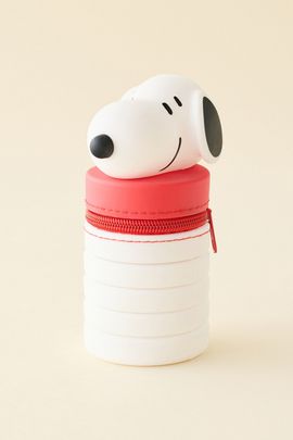 Peanuts Peanuts Snoopy Collapsible Stand Up Pencil Case in White at Urban Outfitters