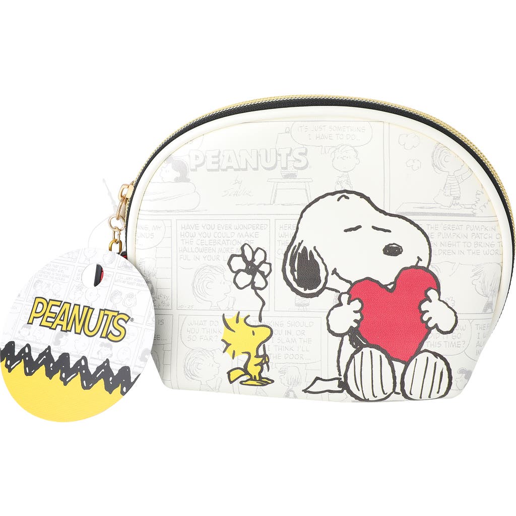 PEANUTS PEANUTS Snoopy Cosmetic Bag Set, Zip Pouch, Comic Print