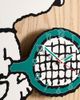 Peanuts Peanuts Snoopy Tennis Acrylic Wall Clock in Green at Urban Outfitters - 2