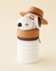 Peanuts Peanuts Spike Collapsible Stand Up Pencil Case in White at Urban Outfitters - 1