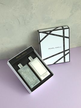 PEARL SHELL Milky Way Body Care Set (Soap 350ml + Serum 350ml)