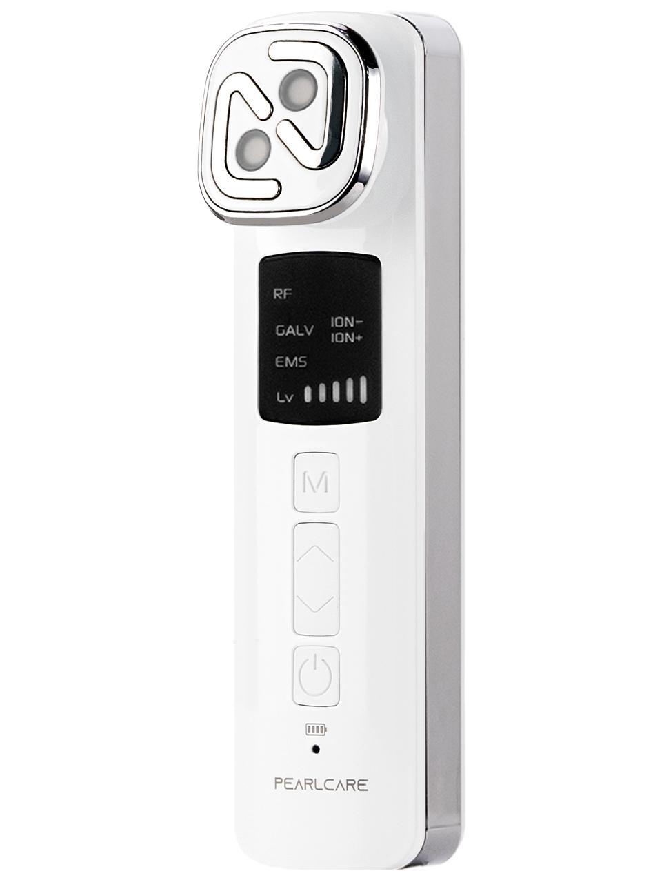 PEARLCARE RF Radio Frequency Massager Galvanic Skin Care Device - Silver