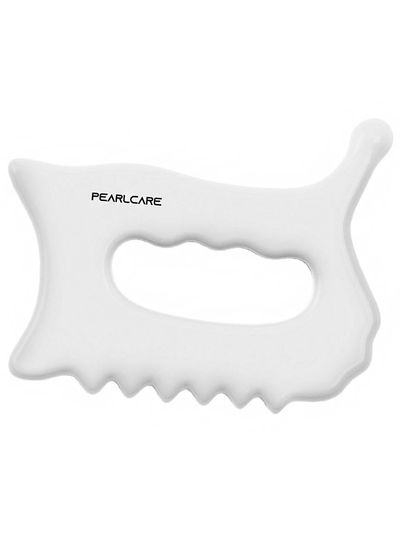 PEARLCARE S-line Ceramic Gua Sha Lymphatic Circulation Scalp Body Trapezius Facial Massager