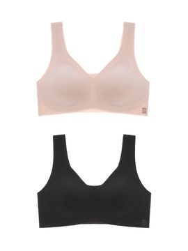 PEARLY SHELL Pre-cut Modal Seamless V-neck Daily Bra