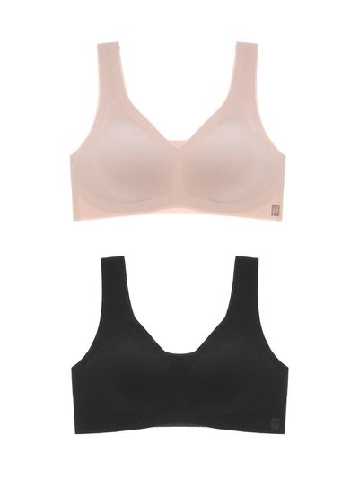 PEARLY SHELL Pre-cut Modal Seamless V-neck Daily Bra