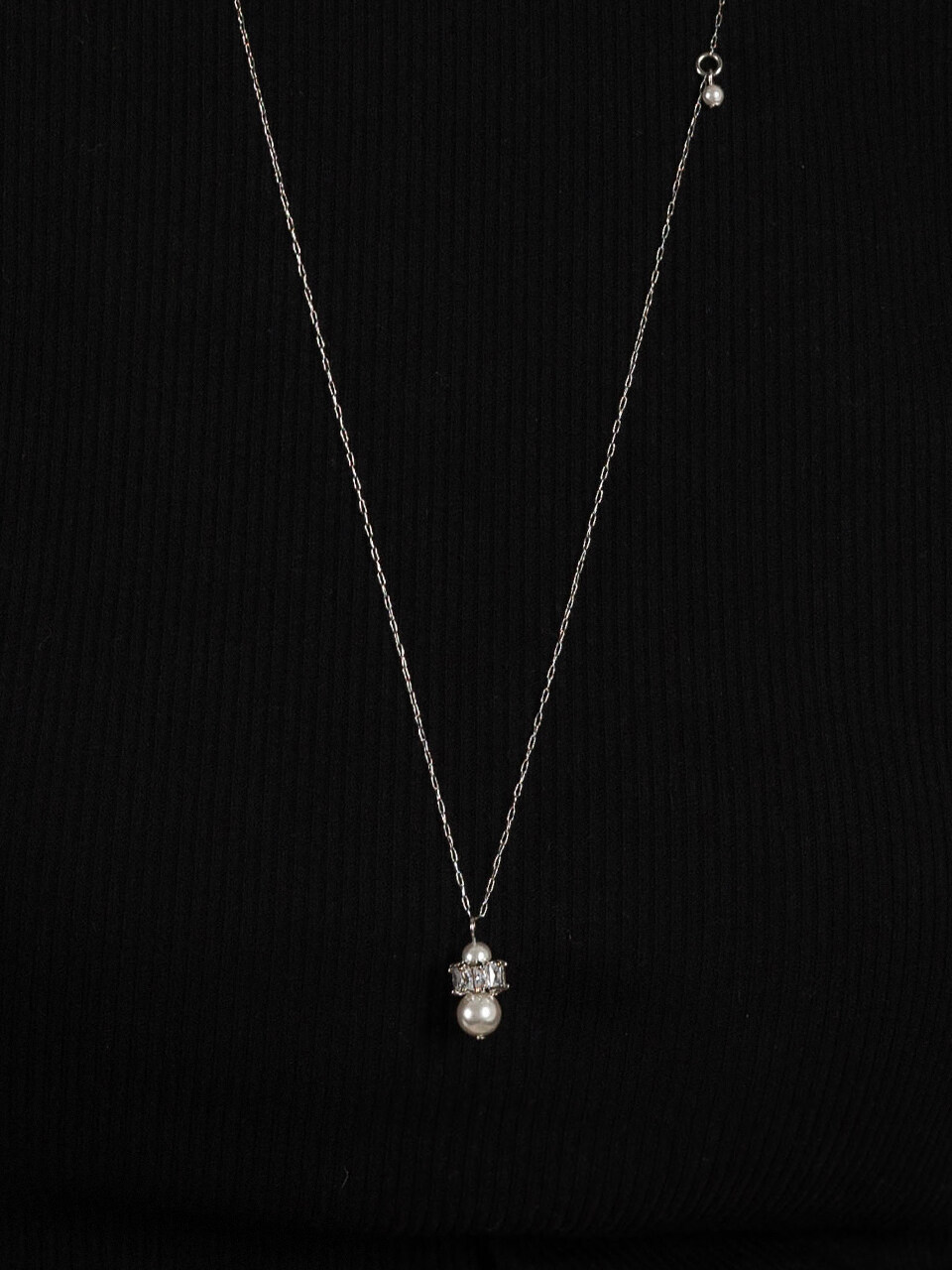 pearlymore Little Snowman Long Drop Necklace