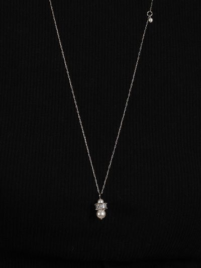 pearlymore Little Snowman Long Drop Necklace