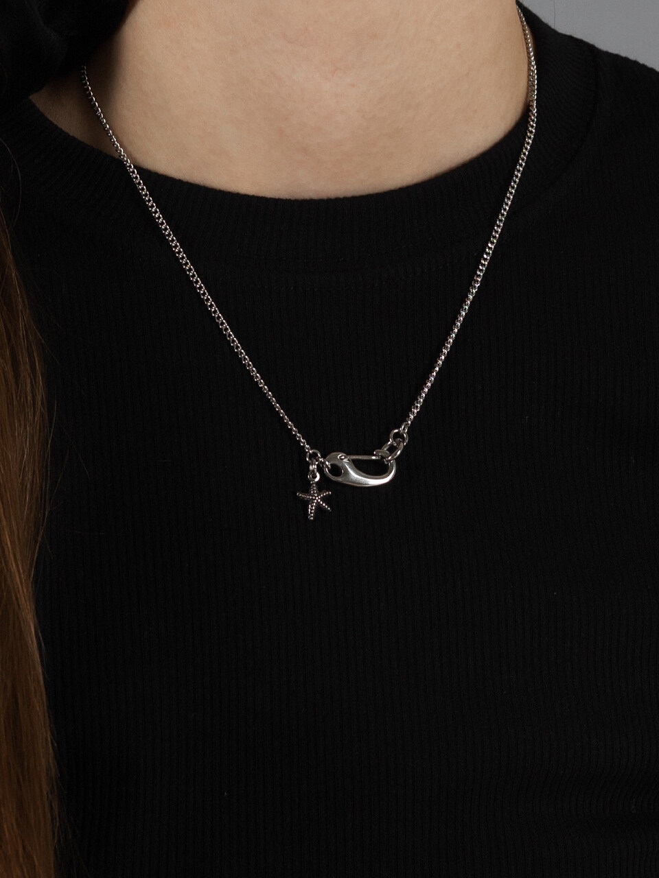 pearlymore Starfish Drop Necklace
