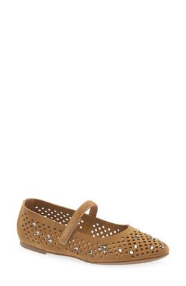 Pedro Garcia Pedro Garcia Anica Crystal Perforated Mary Jane Flat