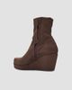 Pedro Garcia Women's Aliana 65MM Suede Wedge Sock Boots - 4