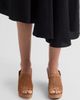 Pedro Garcia Women's Alvara Perforated 65MM Suede Wedge Mules - 2