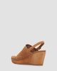 Pedro Garcia Women's Alvara Perforated 65MM Suede Wedge Mules - 4