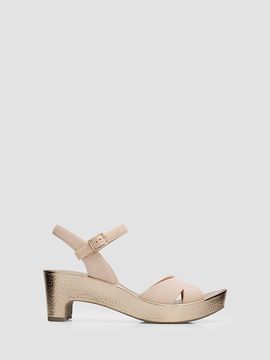 Pedro Garcia Women's Dido Cross Strap Suede Platform Sandals