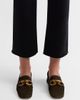 Pedro Garcia Women's Gizi Chain-Link Suede Loafers - 2