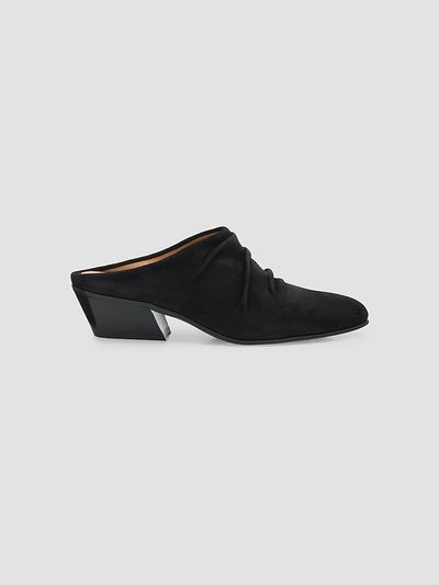 Pedro Garcia Women's Helenka 30MM Ruched Suede Mules