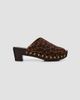 Pedro Garcia Women's Nain 65MM Studded Leopard-Printed Suede Clogs - 7