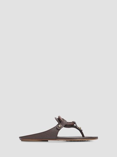 Pedro Garcia Women's Pattie Wood O-Ring Leather Sandals