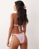 Peek & Beau Peek & Beau bikini bottom in blue & pink chevron-Multi - 4