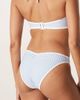Peek & Beau Peek & Beau bikini bottoms with contrast binding in blue gingham - 3