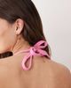 Peek & Beau Peek & Beau crinkle triangle bikini top in pink - 3
