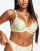 Peek & Beau Peek & Beau Fuller Bust underwired bikini top in lemon floral-Yellow - 4