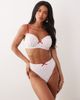 Peek & Beau Peek & Beau high waist bikini bottom in red & white polka dot - 1