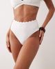 Peek & Beau Peek & Beau high waist bikini bottom in white broderie - 1