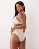Peek & Beau Peek & Beau high waist bikini bottoms in delicate floral-Multi - 2