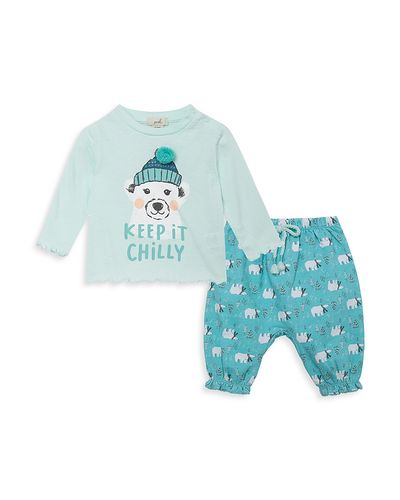 Peek Kids Peek Kids x The Nature Conservancy Girls' Cotton Keep It Chilly Set
