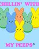 Peeps Peeps Men's Chilling With My Friends Short Sleeve Graphic T-Shirt - 2