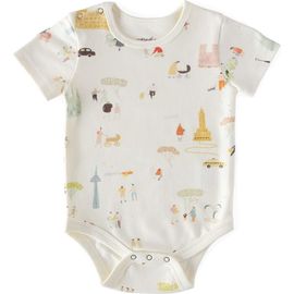 Pehr Pehr Explore the World Organic Cotton Bodysuit 