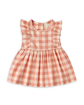 Pehr Pehr Girls' Checkmate Flutter Dress