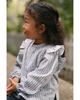 Pehr Pehr Girls' Printed Gingham Ruffled Cotton Top - 3