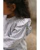 Pehr Pehr Girls' Printed Gingham Ruffled Cotton Top - 5