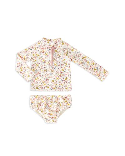 Pehr Pehr Girls' Rash Guard Two Piece Swimsuit