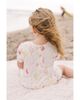 Pehr Pehr Girls' Short Puff Sleeved Romper - 4