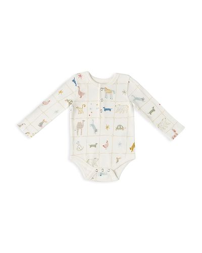 Pehr Pehr Unisex Henley One Piece Bodysuit