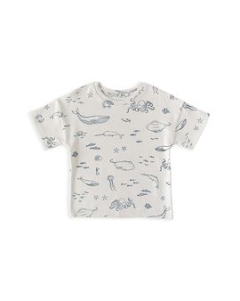 Pehr Pehr Unisex Life Aquatic Print Tee