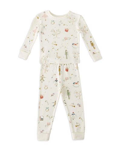 Pehr Pehr Unisex Partridge in a Pehr Tree Ribbed Pajama Set -Baby, Toddler