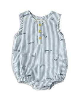 Pehr Pehr Unisex Seersucker Pocket One Piece Bodysuit